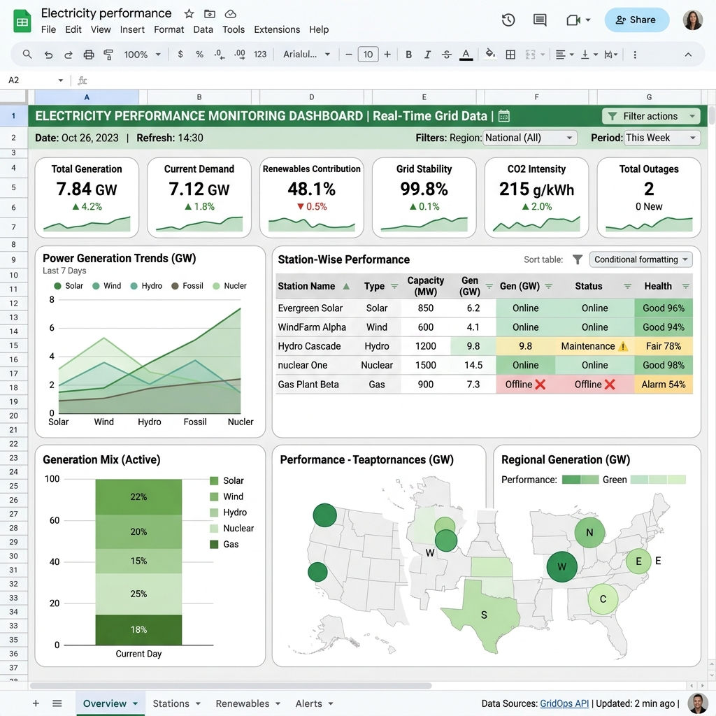 Electricity Dashboard